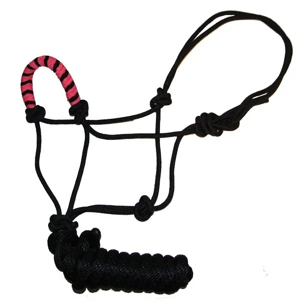 Two Tone Nose Rope Halter, 8' Lead Rope