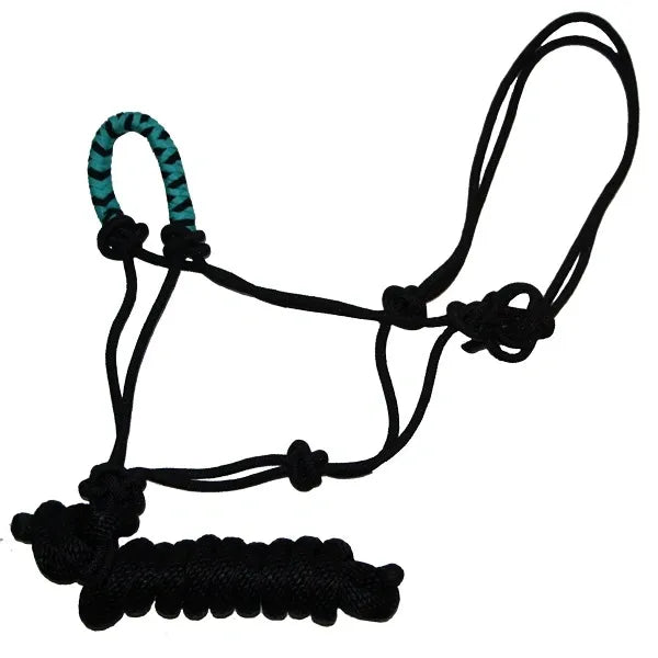 Two Tone Nose Rope Halter, 8' Lead Rope