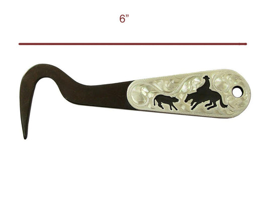 AJ Tack Antique Brown Steel Hoof Pick