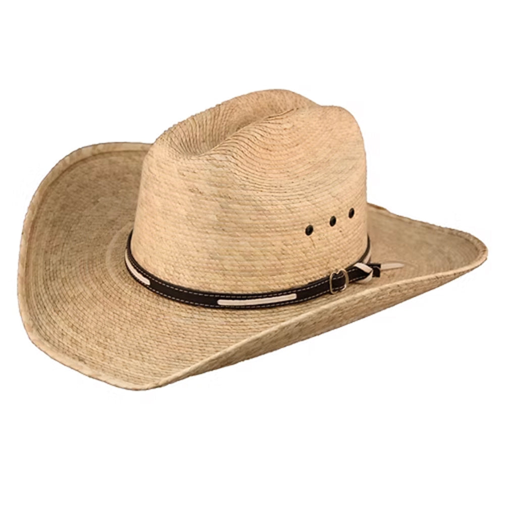 Lone Star Western Hat Rustler Cattleman Verde Soft Palm Leaf