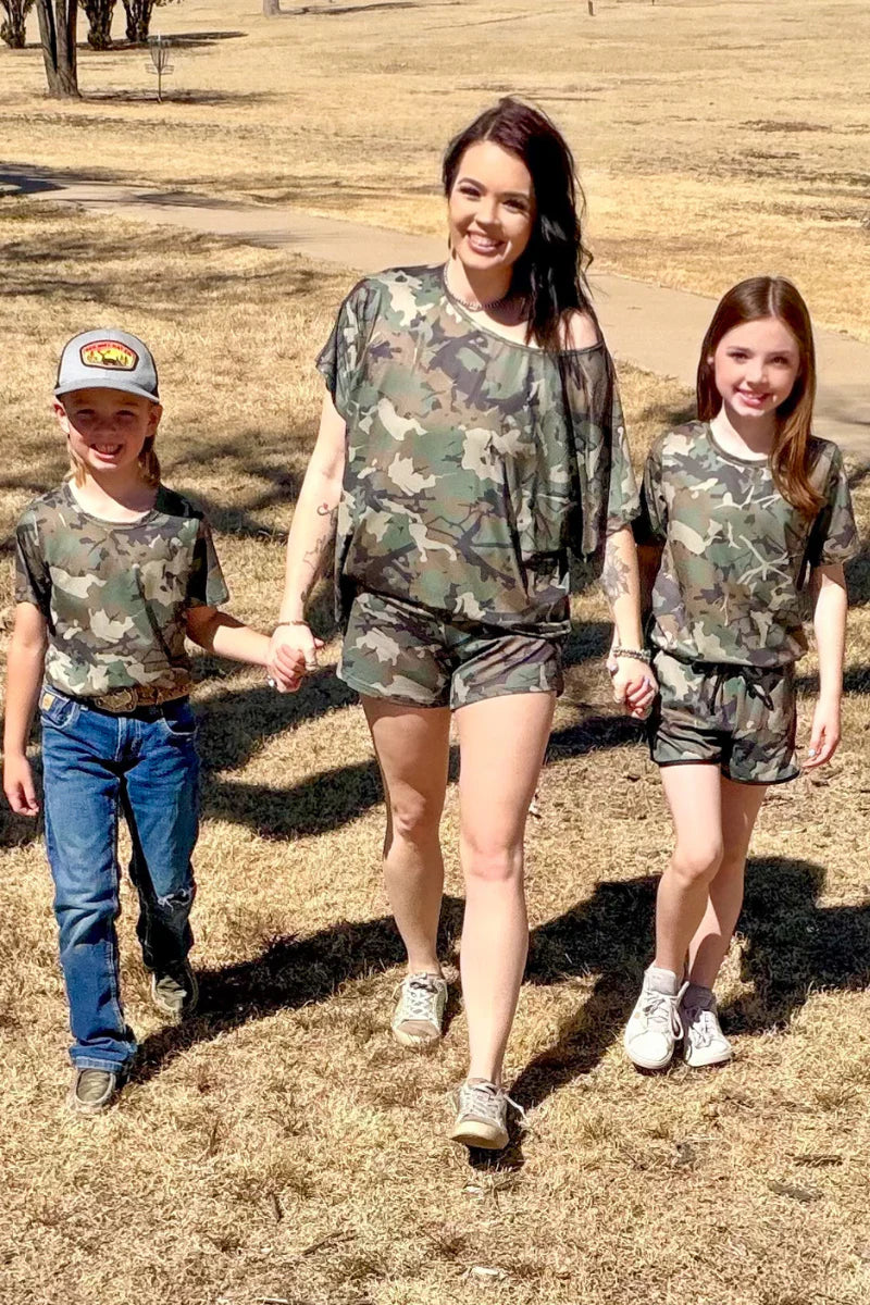 Camo Kreek Shorts Mini