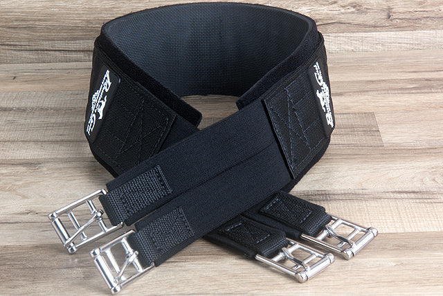 40" Professional Choice Training Elastic Smx English Horse Girth Cinch Black