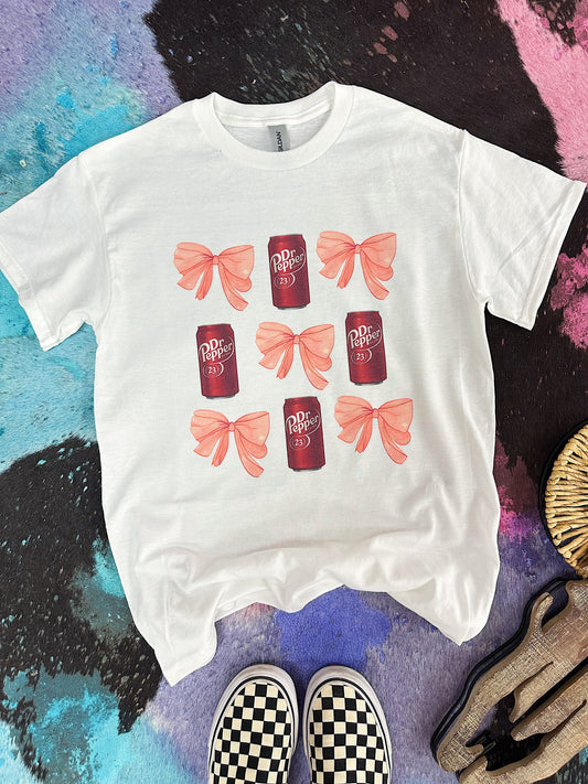 Bows & Soda TEE or CREWNECK