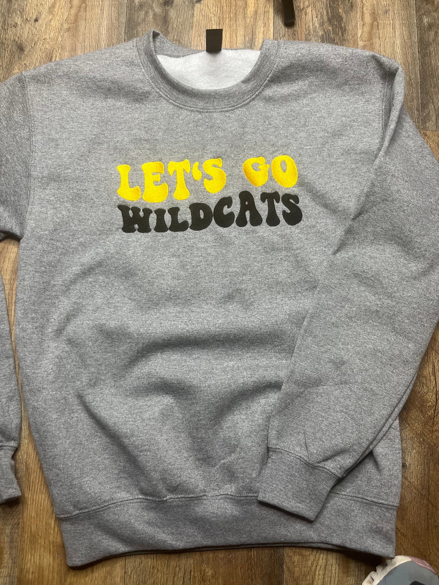 Let's Go Wildcates Embroidered Pullover