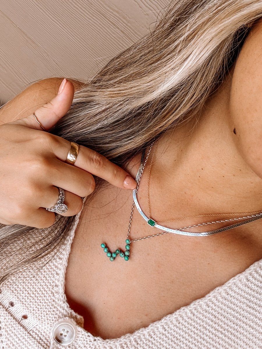 2.85mm Herringbone Chain Necklace