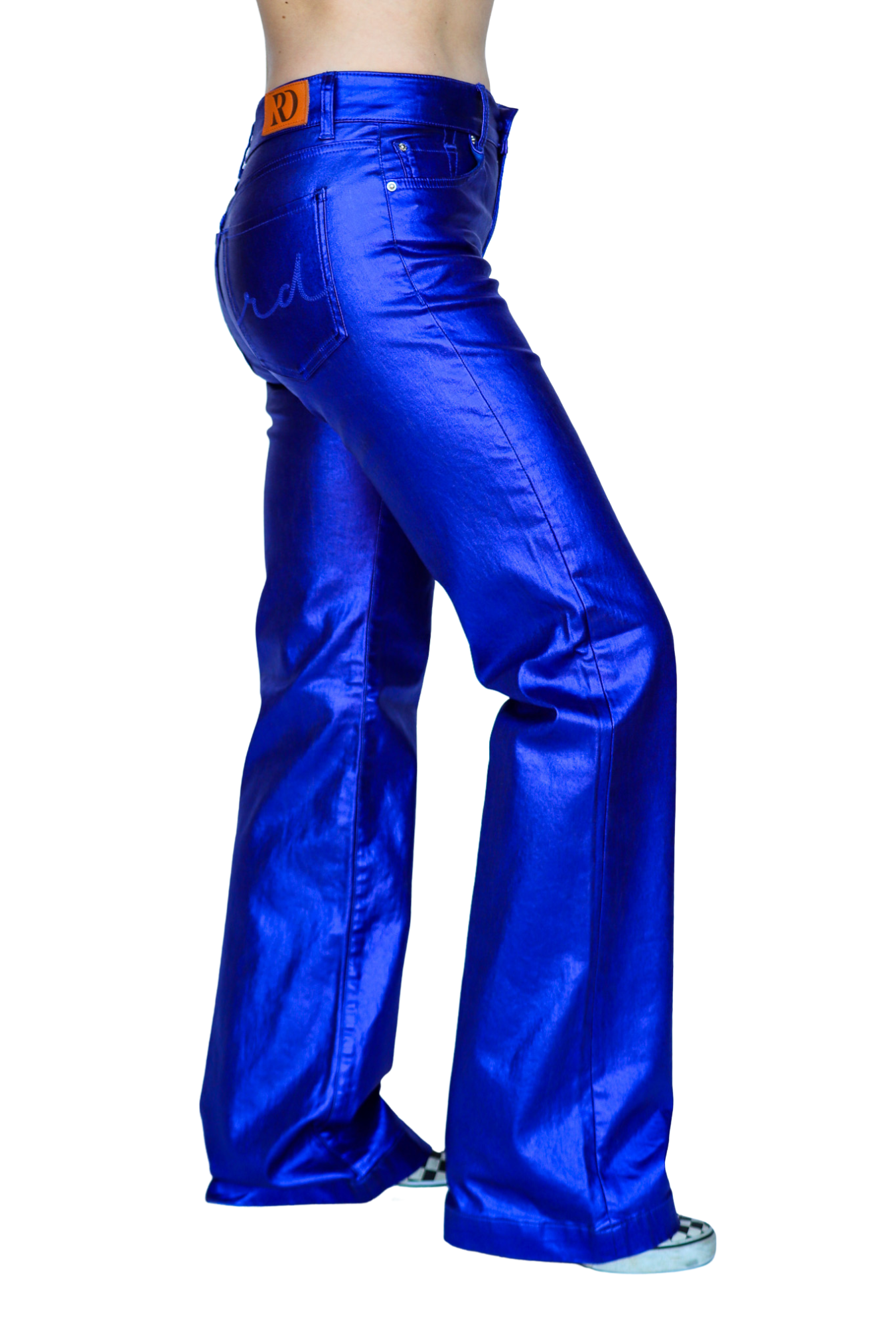 SIGNATURE TROUSERS - ROYAL BLUE METALLIC