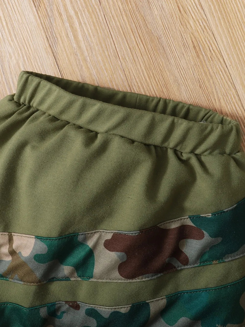 Children's Wild Boy Camouflage Top and Pants Sweater Set
