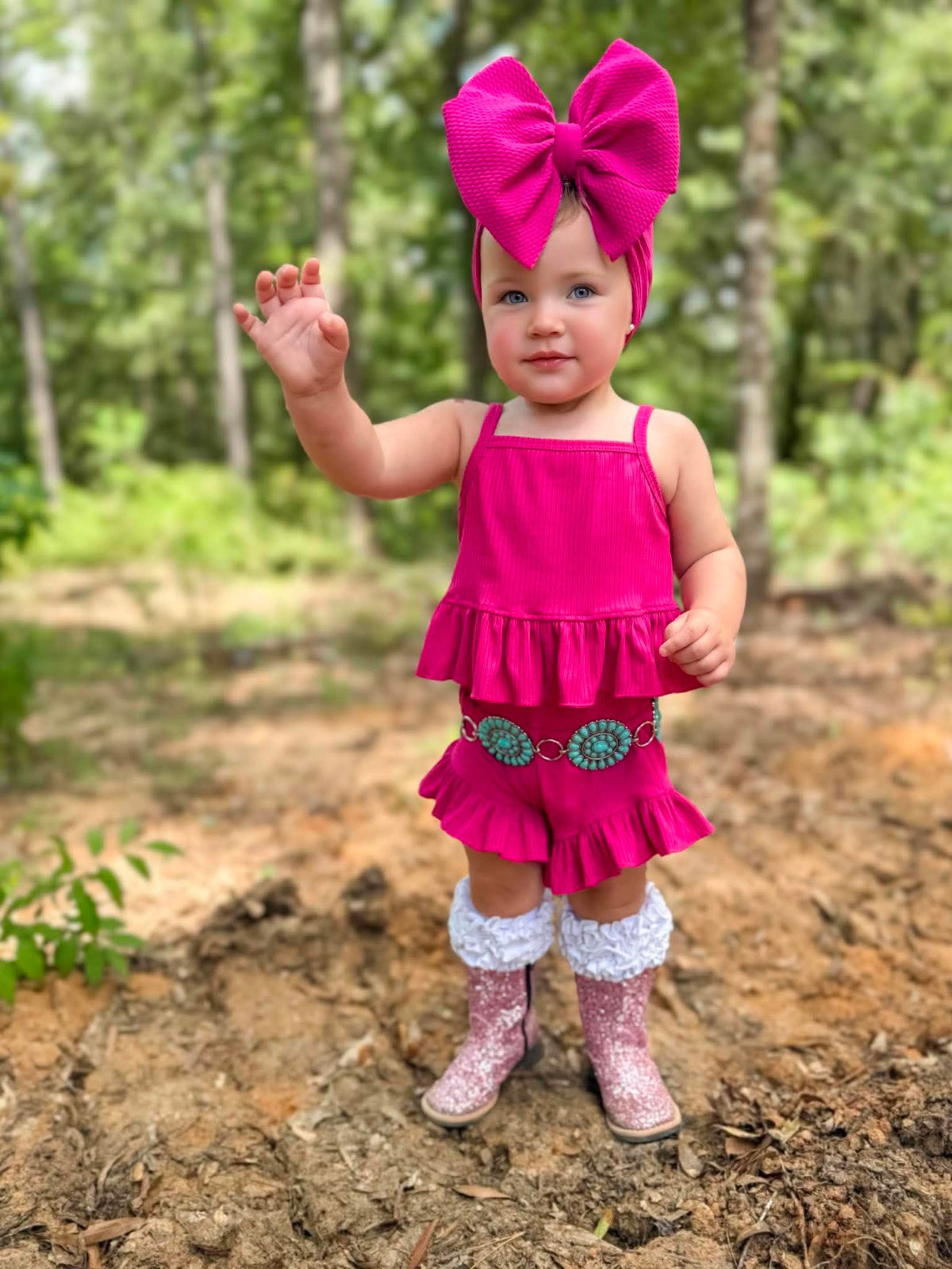 Pink Ruffle Set  (FINAL SALE)