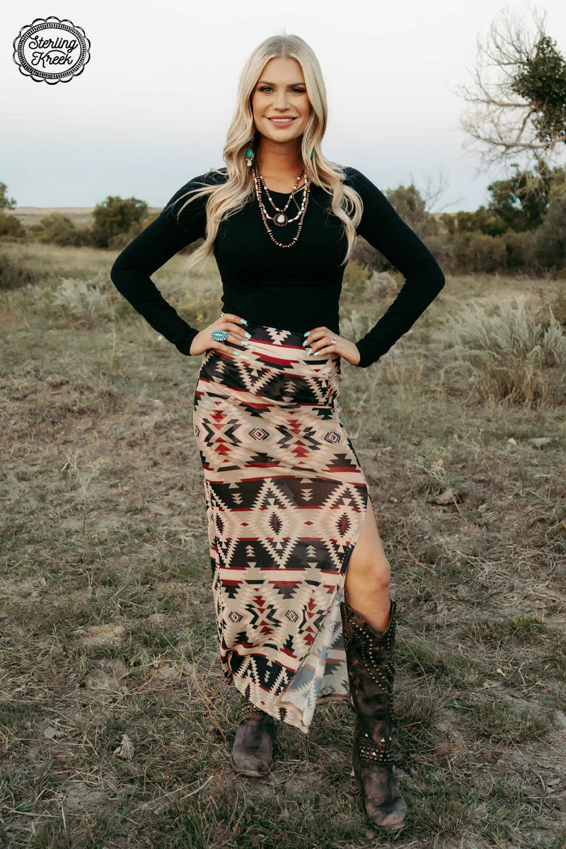 Santa Fe Slit Skirt