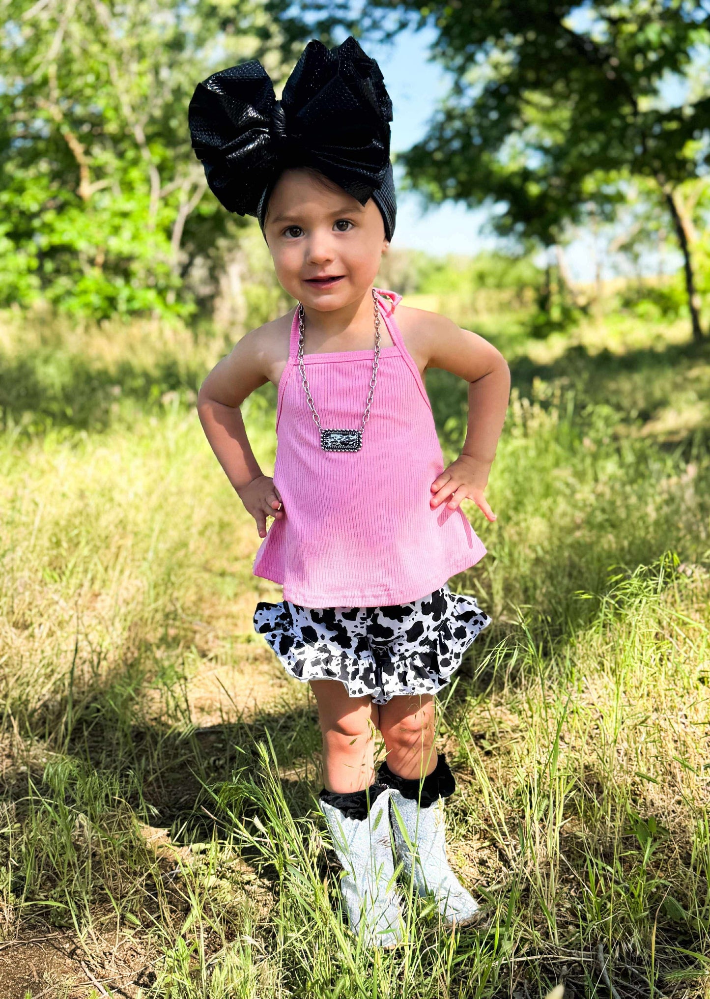 Cow Print Shorties (FINAL SALE)