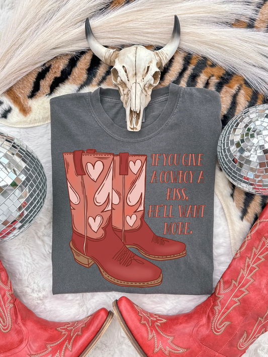 Cowboy Kiss CC Graphic Tee
