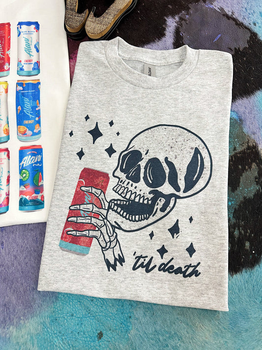 Cherry Slush Till Death TEE or CREWNECK