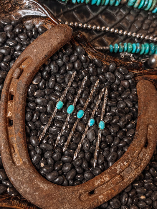 Cowboy Toothpicks with Turquoise