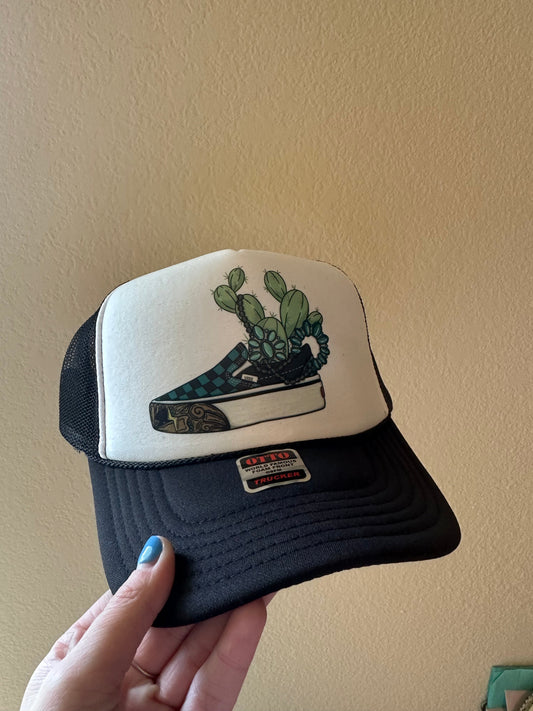 BBR checkered shoes Trucker Hat