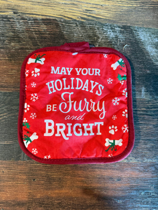 Fury and Bright Towel  pot holder