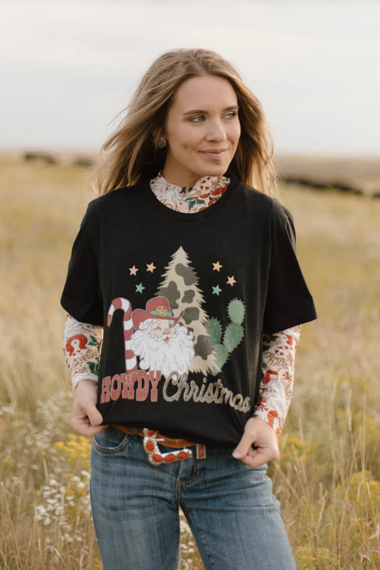 Howdy Santa Tee