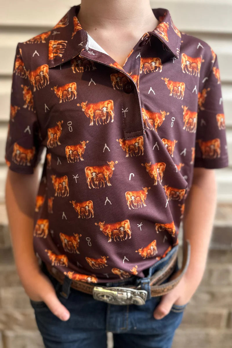 Mini Ranch Pair Youth Polo