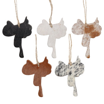 Saddle cowhide ornament