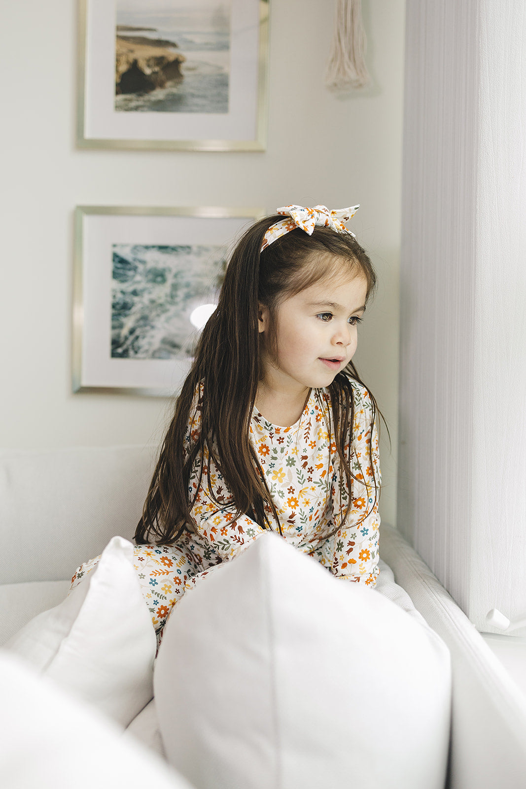 Bamboo Headband | Fall Flowers