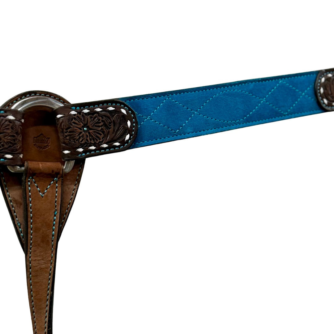 3012- 2" Turquoise Cowboy Stitch