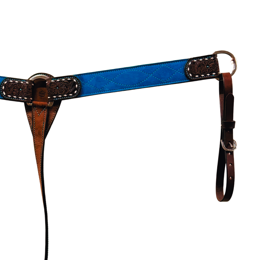 3012- 2" Turquoise Cowboy Stitch