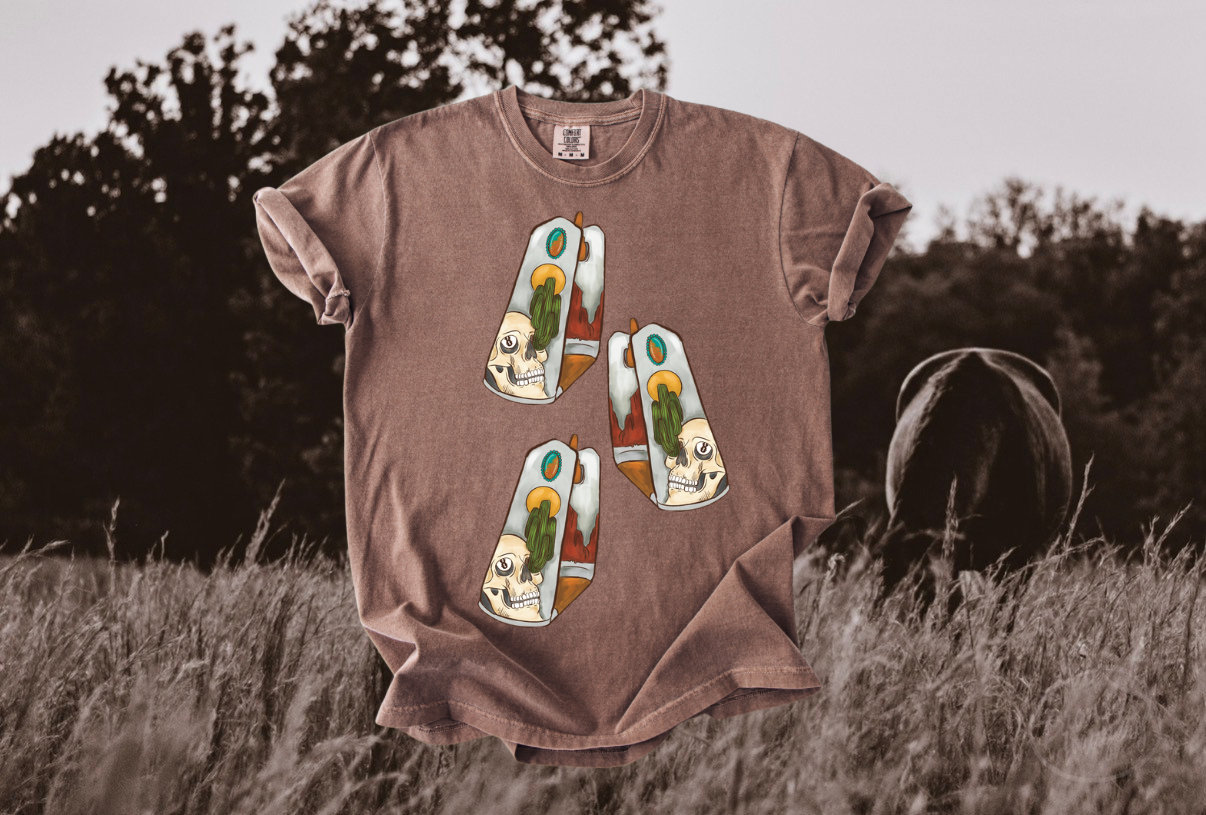 Outlaw stirrups tee
