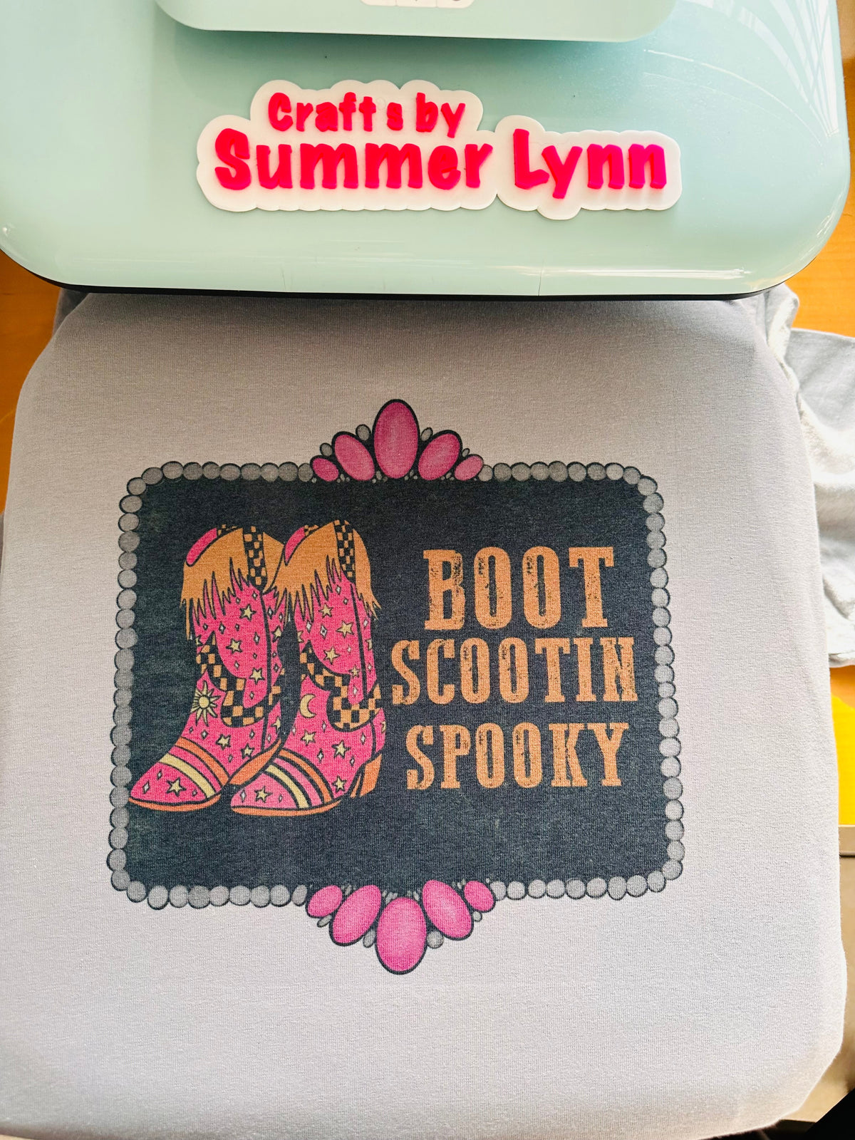 Boot scootin spooky Top
