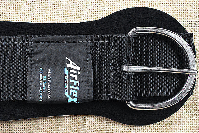 22 Inch Weaver Air Flex Straight Horse Cinch Girth Black Roll Snug Buckle