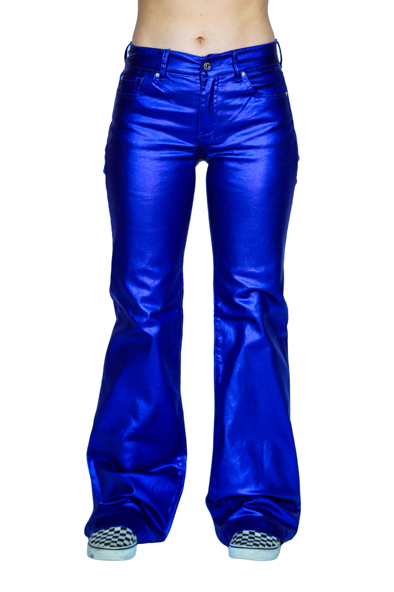 SIGNATURE TROUSERS - ROYAL BLUE METALLIC