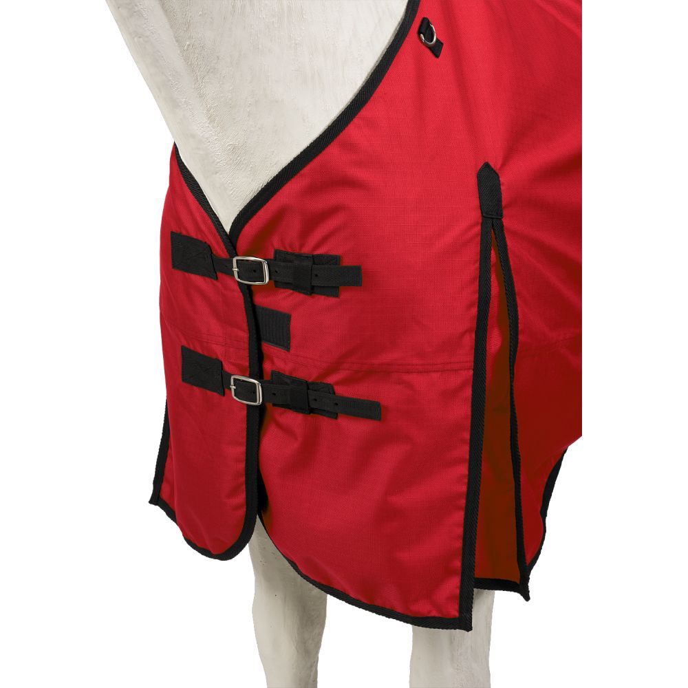BASICS BY TOUGH1 1200D TURNOUT BLANKET (200 FILL) - RED 72"
