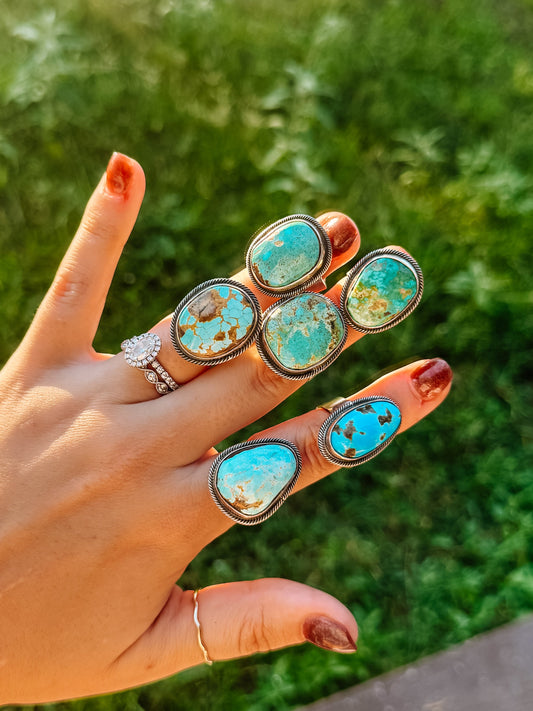 Prairie Hill Adjustable Turquoise Ring