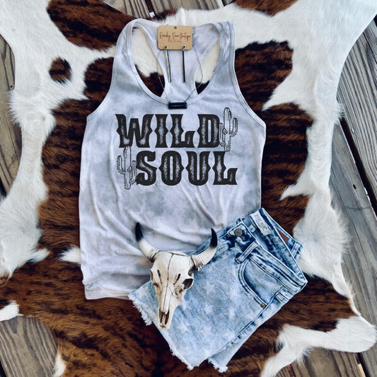 Wild Soul Western Racerback Tank
