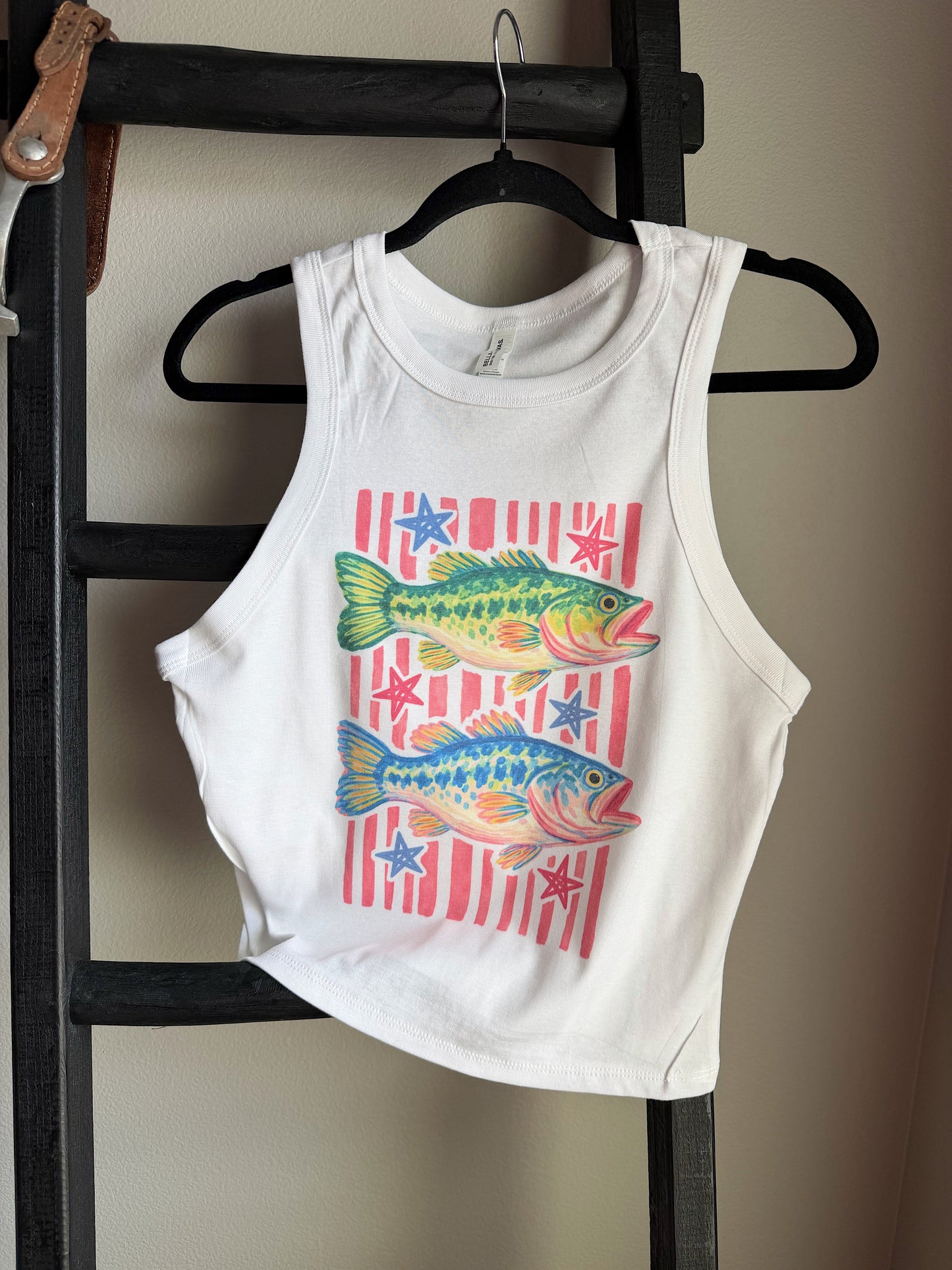 Preppy Fish Cropped Tank
