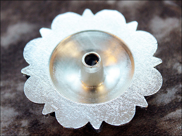 1.5" Hilason Western Style Crystal Silver Berry Rhinestone Bling Headstall , Saddle , Breast Collars Concho Black