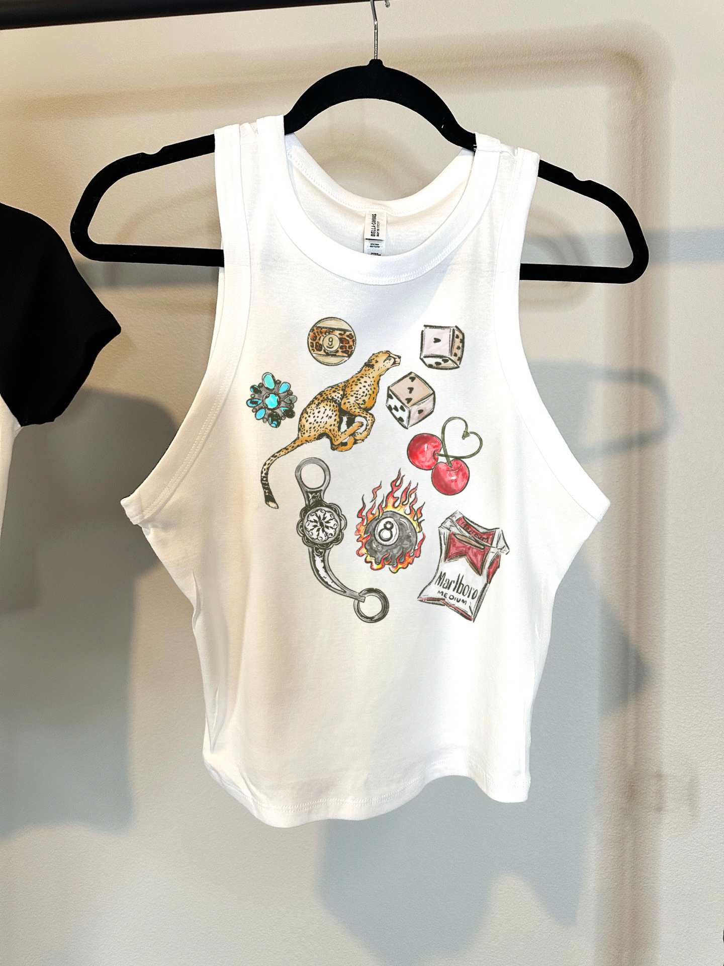 Roll The Dice Cropped Tank