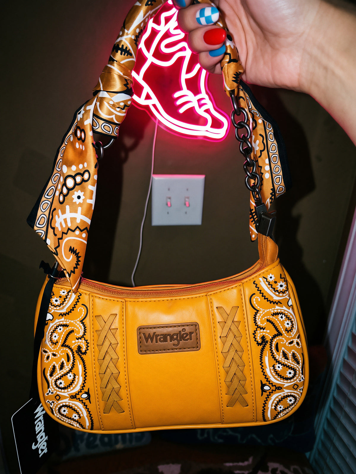 Wrangler Paisley Shoulder Bag