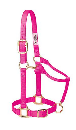 Original Adjustable Chin and Throat Snap Halter,  3/4" Weanling/Pony