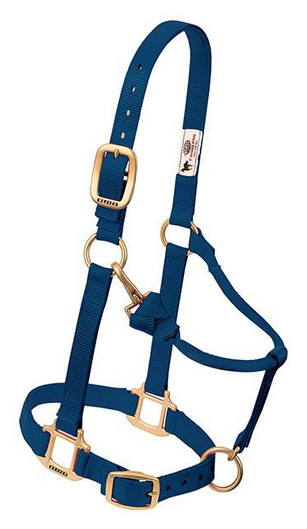 Original Adjustable Chin and Throat Snap Halter,  3/4" Weanling/Pony