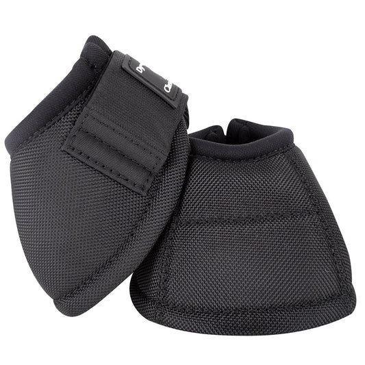 Black Classic Equine No Horse Turn Bell Boots Pair