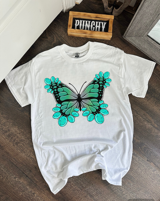 Western Butterfly TEE or CREWNECK
