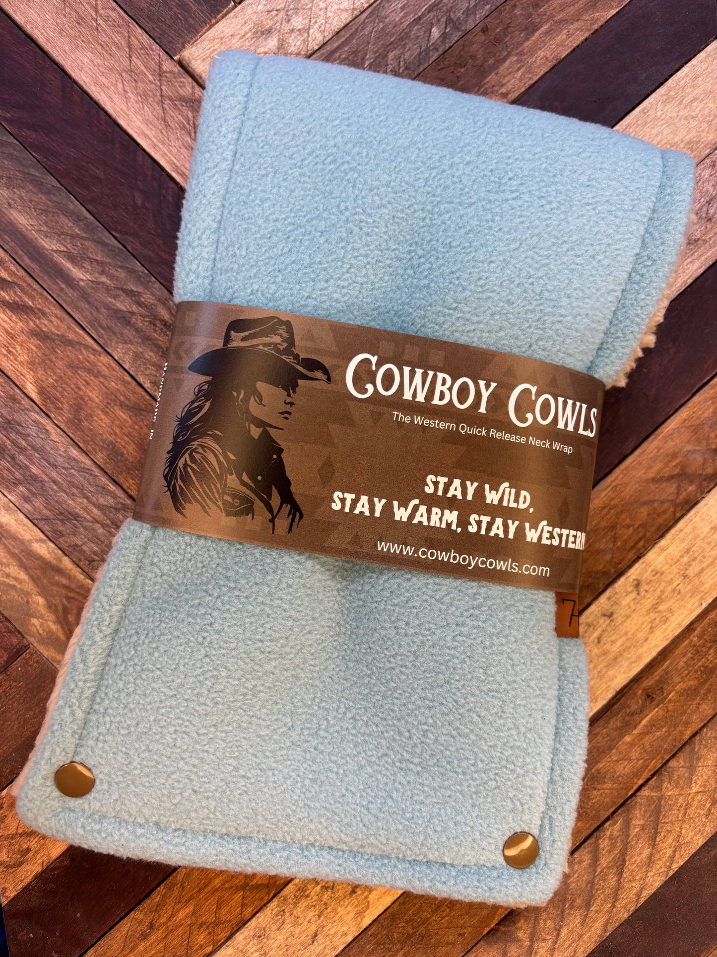 Sky blue Cowboy Cowl
