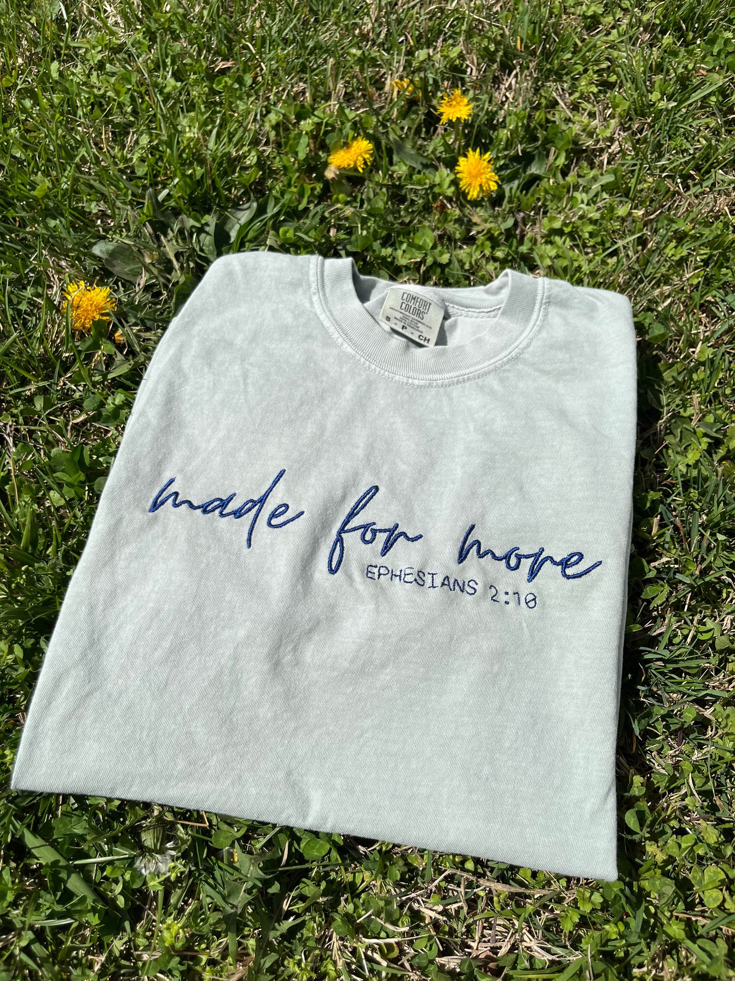 Made For More Embroidered Tee