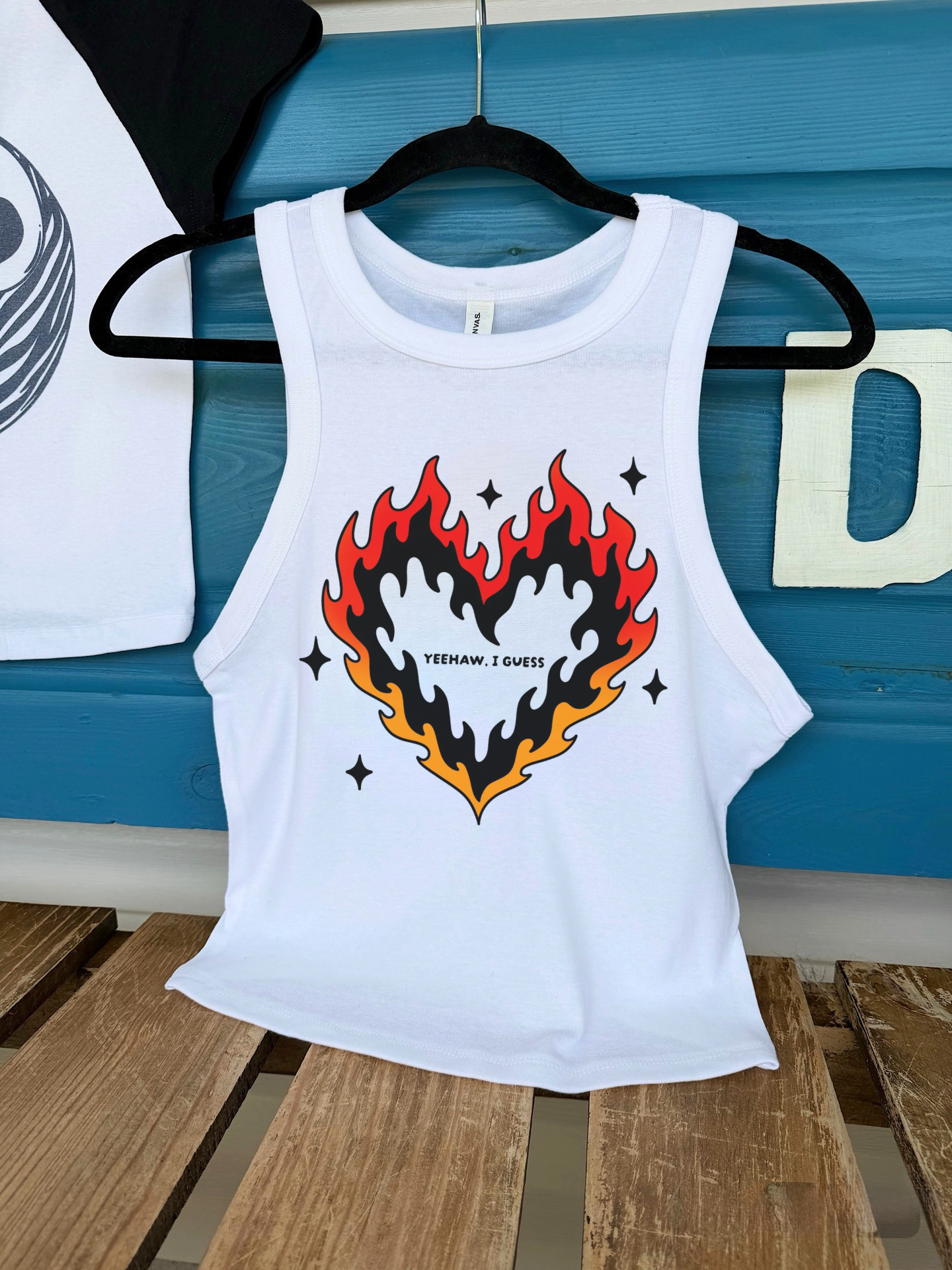 Yeehaw, I Guess Cropped Tank