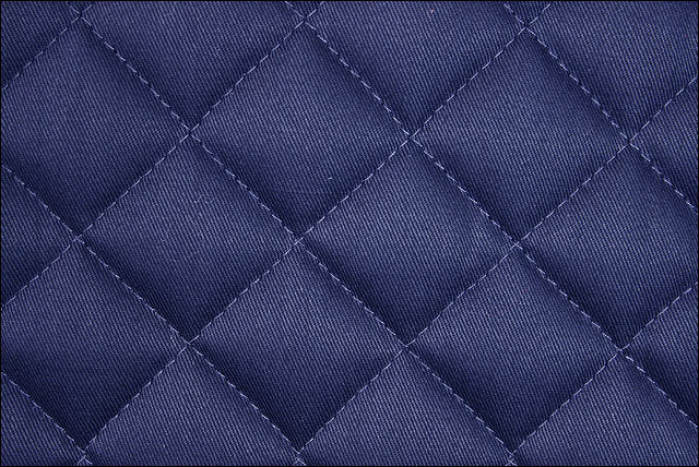 Full Size Horze Silver Cord All Purpose Horse Cotton Saddle Pad Dark Blue