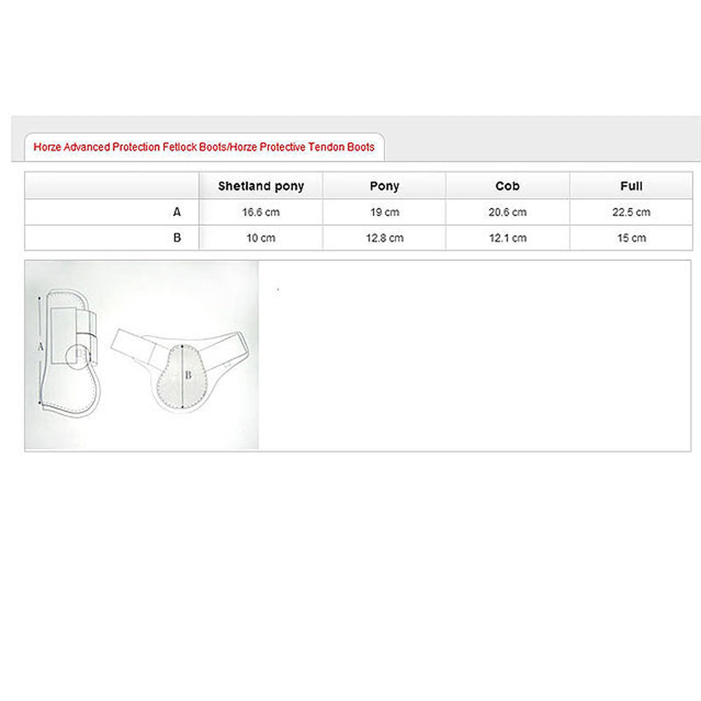Pony Size Black Horze Neoprene Fetlock Boots Hind Leg Protection Horse Pair