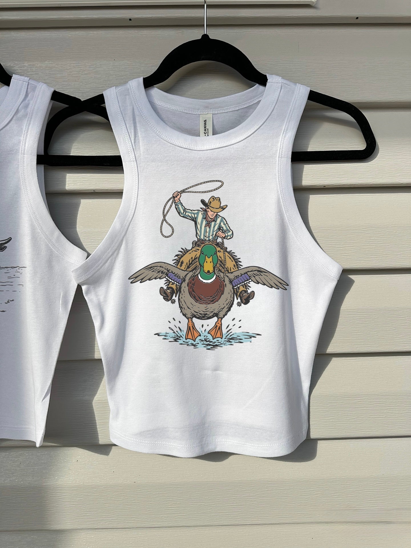 Cowboy Mallard Cropped Tank