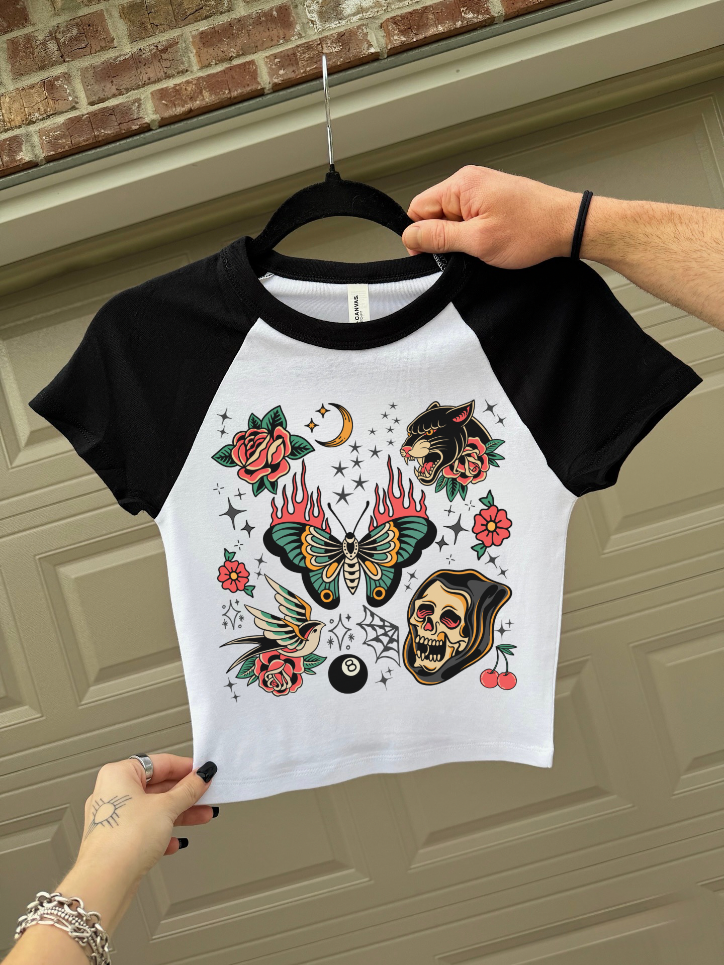 Trad Tattoo Baby Tee