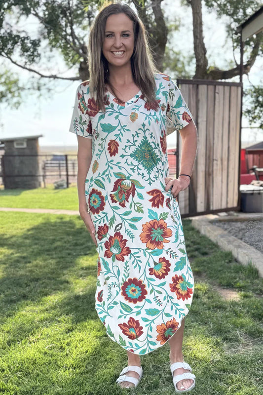 Golden Prairie Maxi Dress