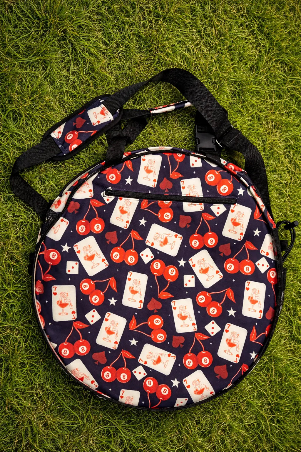 Card Room Cowgirl Premium Padded Rope Bag with Mesh Anti-Debris Storage
