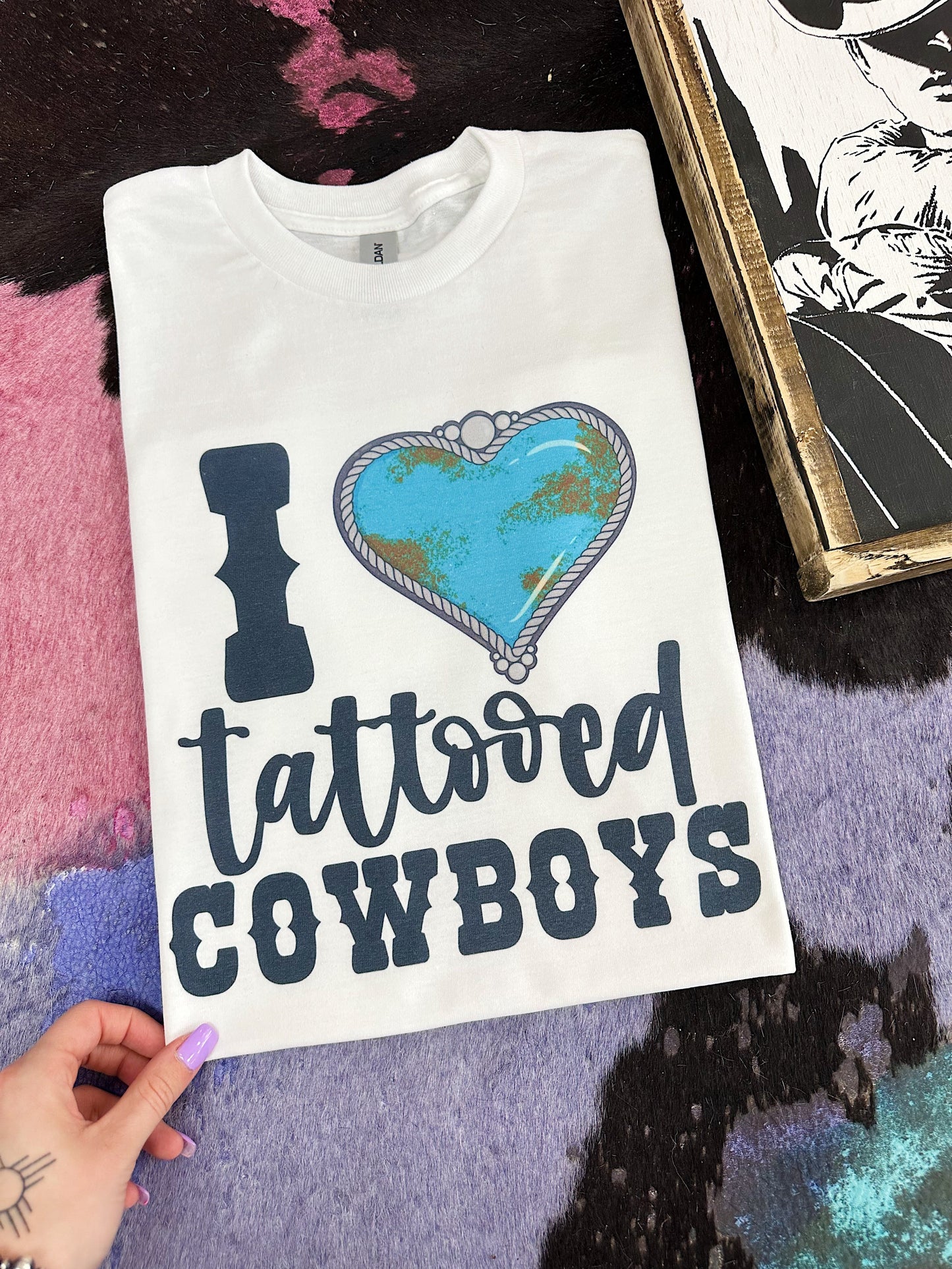 Tattooed Cowboys TEE or CREWNECK